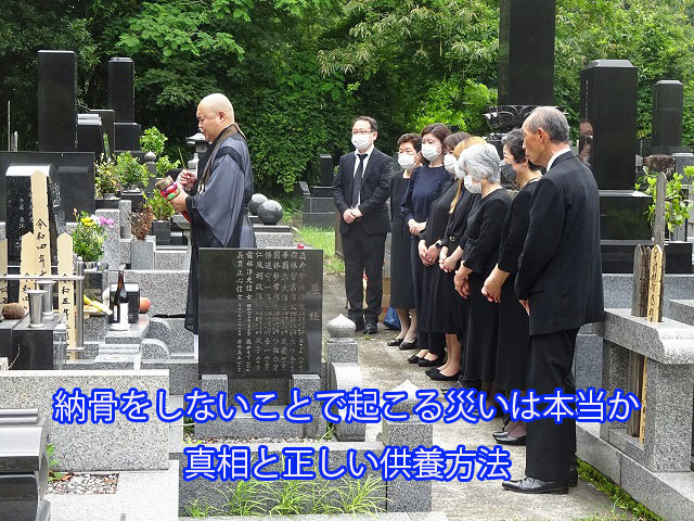 納骨をしないことで起こる災いは本当か真相と正しい供養方法