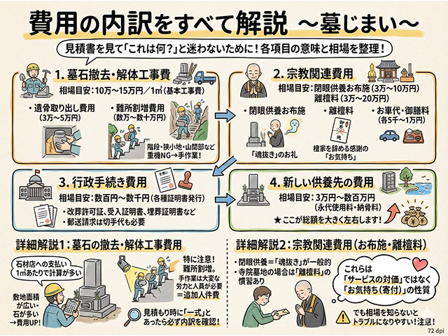 費用の内訳をすべて解説