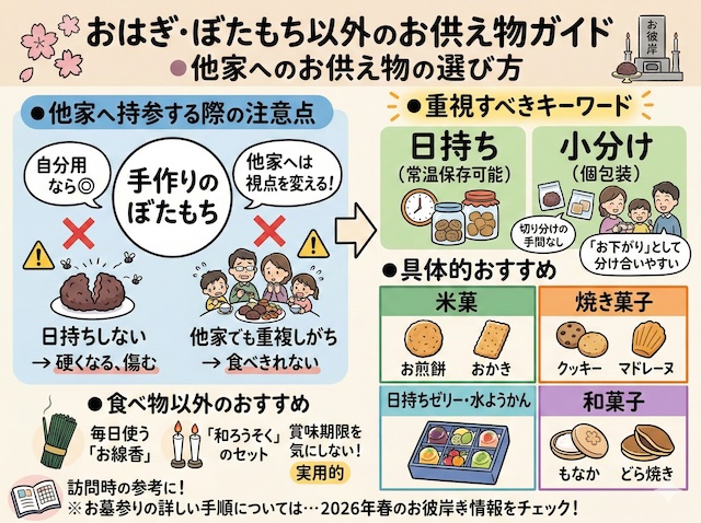 春の彼岸のお供え物は何を選ぶ？定番やマナーを解説 - 伊豆でのお墓